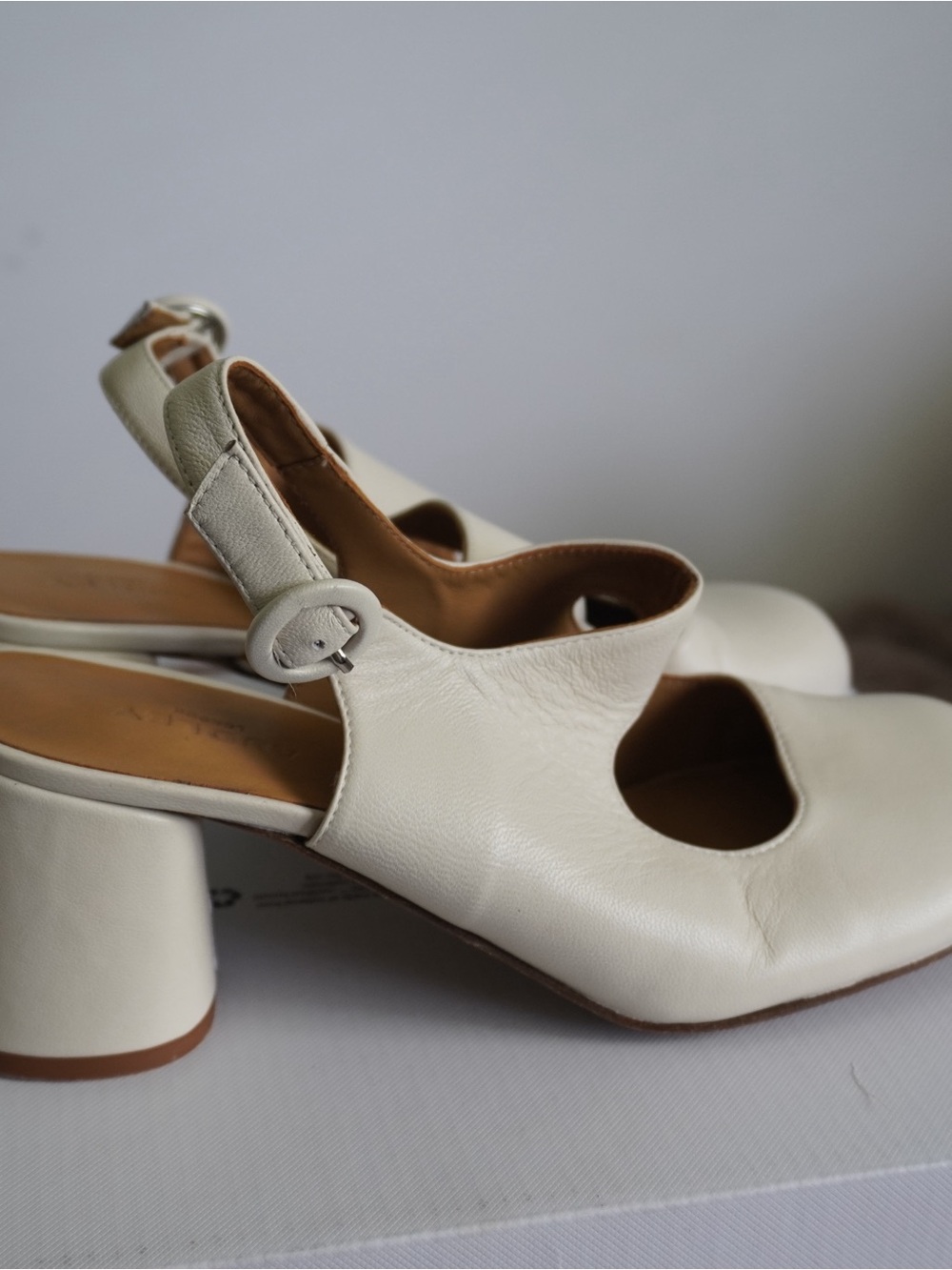 Audley Slingback Block Heel Pumps